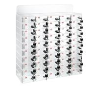 Aluminum Phone Storage with Handle, 50 Slots for Conference Rooms, Durable and Stylish, Ideal for Office, Meeting, Event Use, Versatile and Space-Saving.