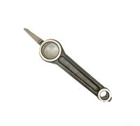 Aluminum Piston Connecting Rod 70JB for Air Compressor JB70 Pump Head, Compatible with 0.25° Inclined and 0.36° Straight Oil Needles, Grey, Centre(Straight Oil Needle)