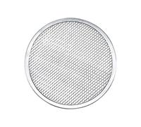 Aluminum Pizza Grill Mesh Baking Pan Thickened Bakeware Pizza Cooking Tool for Perfect Crusts and Even Baking Results (Silver, One Size)