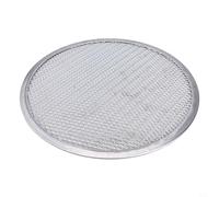 Aluminum Pizza Tray with Even Mesh Pattern - Supports Full Dough Coverage Without Edge Collapse or Center Droop (9 inch)