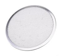 Aluminum Pizza Tray with Even Mesh Pattern - Supports Full Dough Coverage Without Edge Collapse or Center Droop (10 inch)