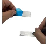 Aluminum Plant Identification Tags Double Sided for Permanent Data Retention with Iron Wire for Field Based Horticultural Applications