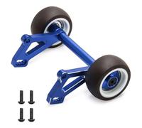 Aluminum Plastic RC Car Head Up Wheelie Bar RC DIY Parts for ARRMA 1/8 6S Outcast KRATON V6 RC Car (Blue)