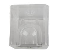 Aluminum Plate Heat Dissipation Small Pet Cooling House Hamster Water Cube for Gold Bear Hamster Sugar Glider, 1.3lb Water Capacity, Premium PS & Aluminum Alloy, 5.5x5.5x5.5in (Transparent)