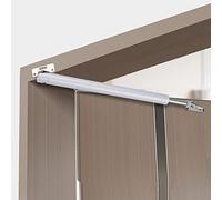 Aluminum Pneumatic Door Closer - Heavy Duty Side-Mounted Automatic Device with Anti-Collision Buffer for Home Fire Doors - Mute and Rebound Functionality.