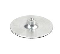 Aluminum Polishing Pad for for m14 Thread Angle Grinder, 125mm Backer Plate for Air Polisher Connection, Quick Change Disc Holder, Silver