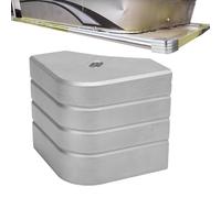 Aluminum Pontoon Corner Guards - Durable Alloy Safety Caps, Dock Bumper | 3-3/16" Hardware with Protective Edge Design for Marine Attraction, Camp