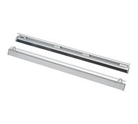Aluminum Poster Strip Set with 2 Hanging Rods, Ideal for Attaching Posters or Textile Banners At Trade Fairs
