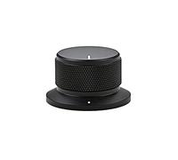 Aluminum Potentiometer Knob Cap Volume Control Electric Guitar for 6mm Knurled Shaft Hole Electric Guitar Knobs Black Replacements