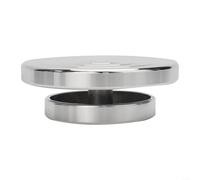 Aluminum Pottery Turntable with 360 Degree Rotation, Ideal for Exhibiting Your Art and Creative Works (11cm（under 8cm）)