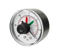 Aluminum Pressure Gauge Meter For Accurate In Various Industrial Setting Engineers And Maintenance Staff Use Pressure Measurement