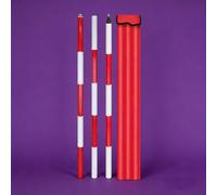 Aluminum Prism Pole - Detachable Centering Rod 2/3/5M with Storage Bags, Heavy-Duty Surveying Range Pole for Site Survey, Construction Marking & Engineering Work(3m/9.84ft)