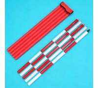 Aluminum Prism Pole - Detachable Centering Rod 2/3/5M with Storage Bags, Heavy-Duty Surveying Range Pole for Site Survey, Construction Marking & Engineering Work(5m/16.4ft)