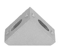 Aluminum Profile Corner Bracket L Type Right Angle 2 Hole Durable Lightweight Easy to Install Flexible Angle Adjustment for 2020 Aluminum Profile 30Pcs