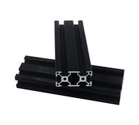 Aluminum Profile Extrusion Linear Rail,1pcs Black 2040 T/V-Slot Frame Anodized For CNC 3D Printer Part Laser Engraving Machine(2040 Tslot,1000mm)