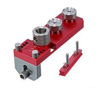 Aluminum Profile Hole Locator for 20 30 40 Series, M6/M8 Countersunk Drill Guide, Anodized Alloy Drilling Aid for Accurate Tapping & Assembly(Set 1)