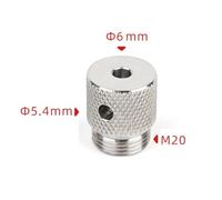 Aluminum Profile Punch Stainless Steel Drill Sleeve Wood Stainless Steel Aluminum Profile Making The Punched Holes More Accurate Designed for Long Lasting use with Proper (6mm)