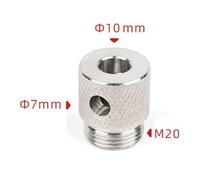Aluminum Profile Punch Stainless Steel Drill Sleeve Wood Stainless Steel Aluminum Profile Making The Punched Holes More Accurate Designed for Long Lasting use with Proper (10mm)
