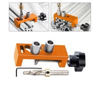 Aluminum Profile Punching Auxiliary Tool for Precision Drilling Locator Jig for 20Mm 30Mm 40Mm Profiles for National and European Series for Orange
