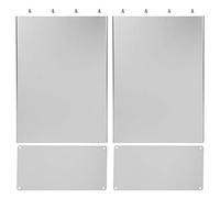 Aluminum Project Box, Electronic DIY Enclosure Case, 80x160x220mm Matte Silver Shell with Complete Accessories, Heat Dissipation Aluminum Box for PCB Junction and Anti - Thunder Pr