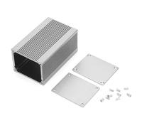 Aluminum Project Box For Electronics, 40 * 50 * 80mm Printed Circuit Board Instrument Aluminum Cooling Box, Aluminum Case Split Type Design with Screws, For DIY Electronic Projects