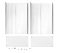 Aluminum Project Box Matte Silver, 68x145x200mm, DIY Electronic Circuit Board Enclosure Case - Durable Heat Dissipation, Signal Shielding, Easy Assembly