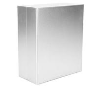 Aluminum Project Box Matte Silver Split Type Electronic Enclosure 80x160x180mm