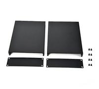Aluminum Project Enclosure | 6063 - T5 Alloy for Effective Heat Dissipation & EMI Shielding | Weather - Protected Electronic Case for PCB/Instruments/DIY | 33x114x150mm Black
