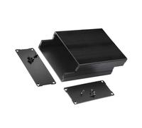 Aluminum Project Enclosure Electronic Housing Box, 40X97X120Mm Ribbed Case for Control Modules, Units, LED Driver and Instrument Builds Instrument Housing Shell Control Board Enclosure Box Case
