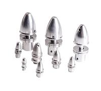 Aluminum Propeller Adapter 2mm 3.17mm 4mm 5mm 6mm 8mm 10mm Compatible With Drone Models Quadcopter Models UAV Models RC Car Models RC Models 1 10 Scale Models(5PCS 4MM ADAPTER)