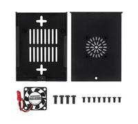 Aluminum Protective Case For 5 Board Enclosure Box With Cooling Fan And Efficient Heat Dissipation Aluminum Housing Case