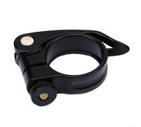 Aluminum Quick Release Seatpost Clamp for 27 2mm 28 6mm Tubes Offers Secure and Efficient Seatpost Adjustment for Various Bikes (Black)