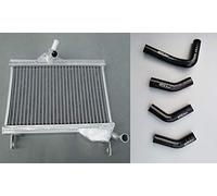 Aluminum radiator + Black Hose for Yamaha RD350 RD250 RZ350 RD 350 RD 250 RZ 350