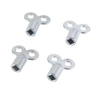 Aluminum Radiator Bleeder Ventilation Tool for Quick Air Release & Enhances Heating Efficiency, Noise Reduction 4pcs Radiator Bleeding Tool