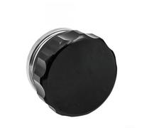Aluminum Radiator Cap Filler And Cover For Fuel Oil And Water Tanks, Fits 1 Inch 1 5 Inch 2 InchWith Polished And Clear Anodized Finish(Black 1)