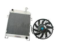 Aluminum Radiator + Fan Fit For J M 2 Da .5L V8; V8-250 XK 1962 1963 1964 1965 1966 1967 MANUAL