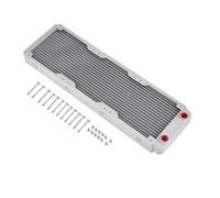 Aluminum Radiator Heat Sink, Computer Water Cooling Radiator, High Performance Liquid Heat Exchanger with G1/4 Port, Optimized for Low Speed Fans, Durable Cooling Solution (360mm)