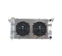 Aluminum Radiator+SHROUD+FANS For 1996-2000 Compatible With Chrysler Grand Voyager/Town & Country/Voyager Compatible With Dodge Caravan Plymouth l4 V6 AT