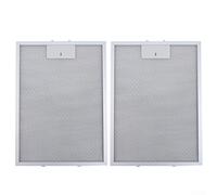 Aluminum Range Hood Filter - 14.6 x 10.6 Inch Washable Metal Mesh Grease Filter for Kitchen Extractors(2PCS)