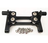 Aluminum Rear Chassis Mount Black For Tamiya 1/14 Truck KING HAULE GLOBE LINER FORD AEROMAX SCANIA R620