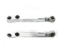 Aluminum Rear Lower Control Arms Pillow Ball Compatible For Lancer Evolution Evo 8 9 Car Accessories 2003-2007(White)