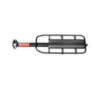 Aluminum Rear Luggage Rack - High Strength Bike Rack Folding Mounting System Adjustable Bracket Easy Installation | for Travel, Travel, Tourism, Grocery Store