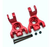 Aluminum Rear Stub Axle Carriers Red for Traxxas Slash Jato Rustler Stampede Bigfoot Ford F-150 Raptor 9050 Compatible with 9080 Series Kits
