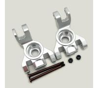 Aluminum Rear Stub Axle Carriers Silver for Traxxas Slash Jato Rustler Stampede Bigfoot Ford F-150 Raptor 9050 Compatible with 9080 Series Kits