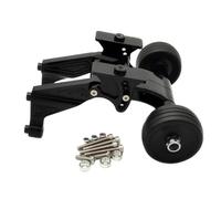 Aluminum Rear Wing Mount and Ajustable Wheelie Bar for Arr-ma 1/5 for Kraton for Outcast 8S ARA320492 ARA320536(Schwarz)