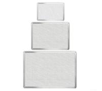 Aluminum Rectangular Pizza For For baking Net, Designed for Optimal Heat Distribution in the Oven to Achieve Balanced Cooking for Pizzas (20 * 30CM)