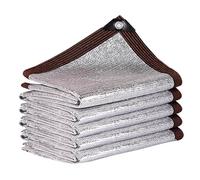 Aluminum Reflective Shade Net 90% UV Protection Sun Sail with Grommets for Patio Garden Balcony Various Sizes: 1x2m 2x4m 2x10m 4x4m 5x6m 6x10m 10x10m 12x12m (1.5x3m)