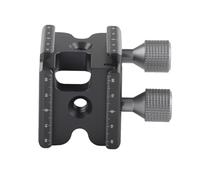 Aluminum Right Angled Clamp With Two Quick Release L Clamp For Secure Camera Positioning