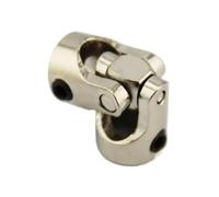 Aluminum Rigid Clamping Coupling 1pc 2/2.3/3.17/4/ 5/6/ 8/10mm Car Boat Model Universal Coupler Joint Coupling Steel Shaft Connector Crossing(5mm-5mm)