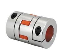 Aluminum Rigid Clamping Coupling 1pc D40L50 Coupler Aluminium Plum Flexible Shaft Coupling Motor Connector Elastic Couplings D40 L50 Bore 8-22mm(11x19)